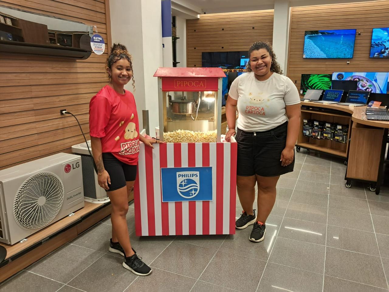 Pipoca das Cariocas em evento